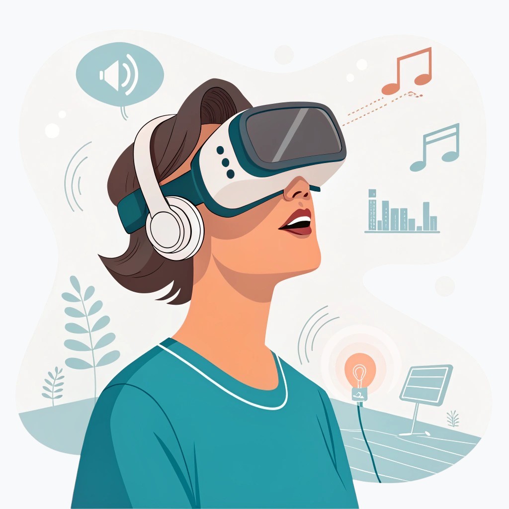 Illustration Entertainment und zukünftige Technologien