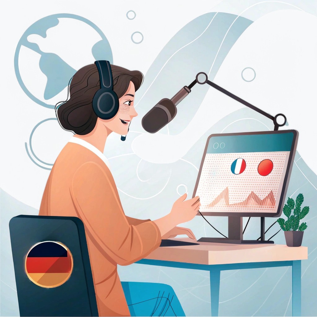 Illustration Podcasts und Hörbücher